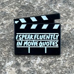 Movie Lover brooch lapel‎ pin backpack pin hat pin